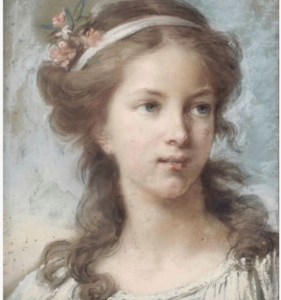 Retrato de una joven pintado con 16 años - Vigée Le Brun