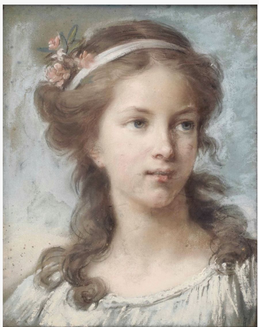 Retrato de una joven pintado con 16 años - Vigée Le Brun