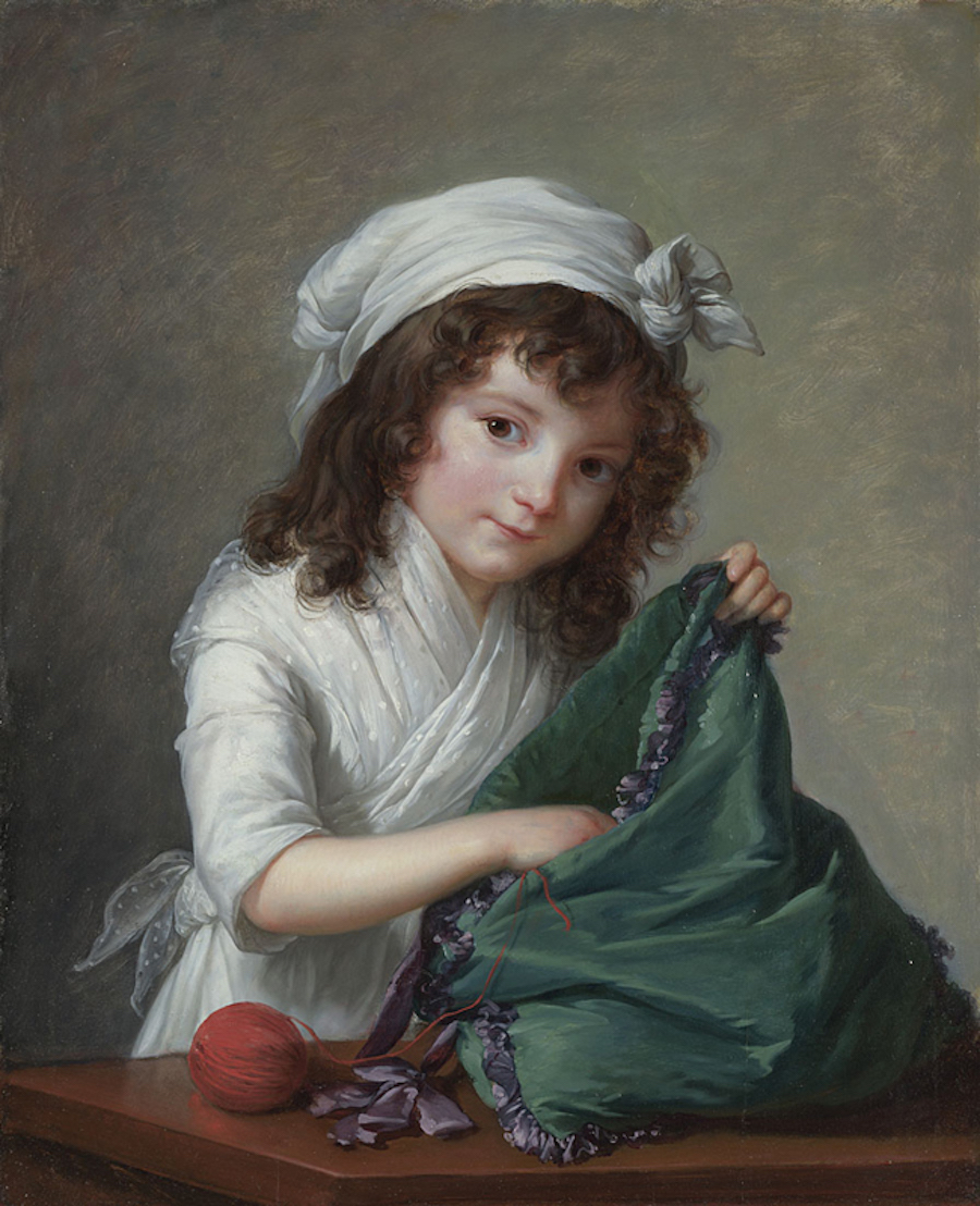 Alexandrine-Emilie Brongniart - retrato de Elisabeth Louise Vigée Le Brun