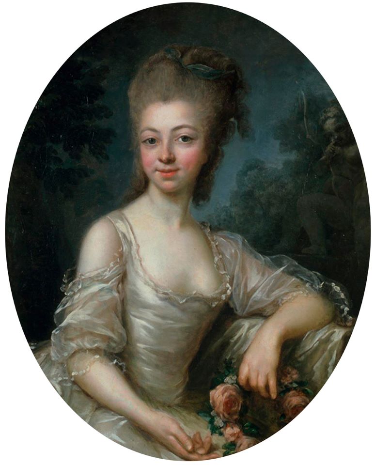 1775-Portrait de jeune femme inconnue Musée de Caen